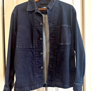Vintage style denim chore coat - XS fits oversized.